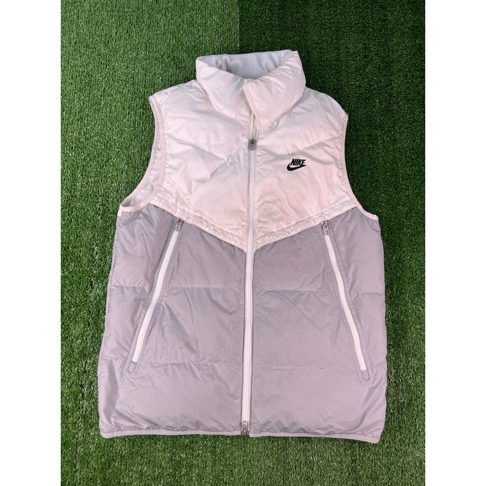 Nike Womens Windrunner Storm-FIT Down Puffer Vest White Grey DD6817-100 Small